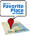 We're a Favorite Place on Google